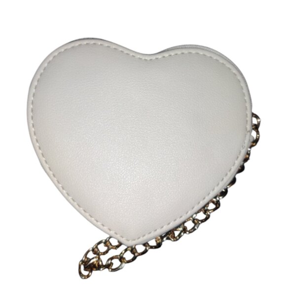 Juicy Couture Fuzzy Angel Get Cozy Heart Zip Around Wristlet Gold tone hardware - Picture 2 of 4